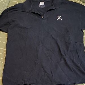 Star Wars Black Polo Shirt with Small Multicolor Logo